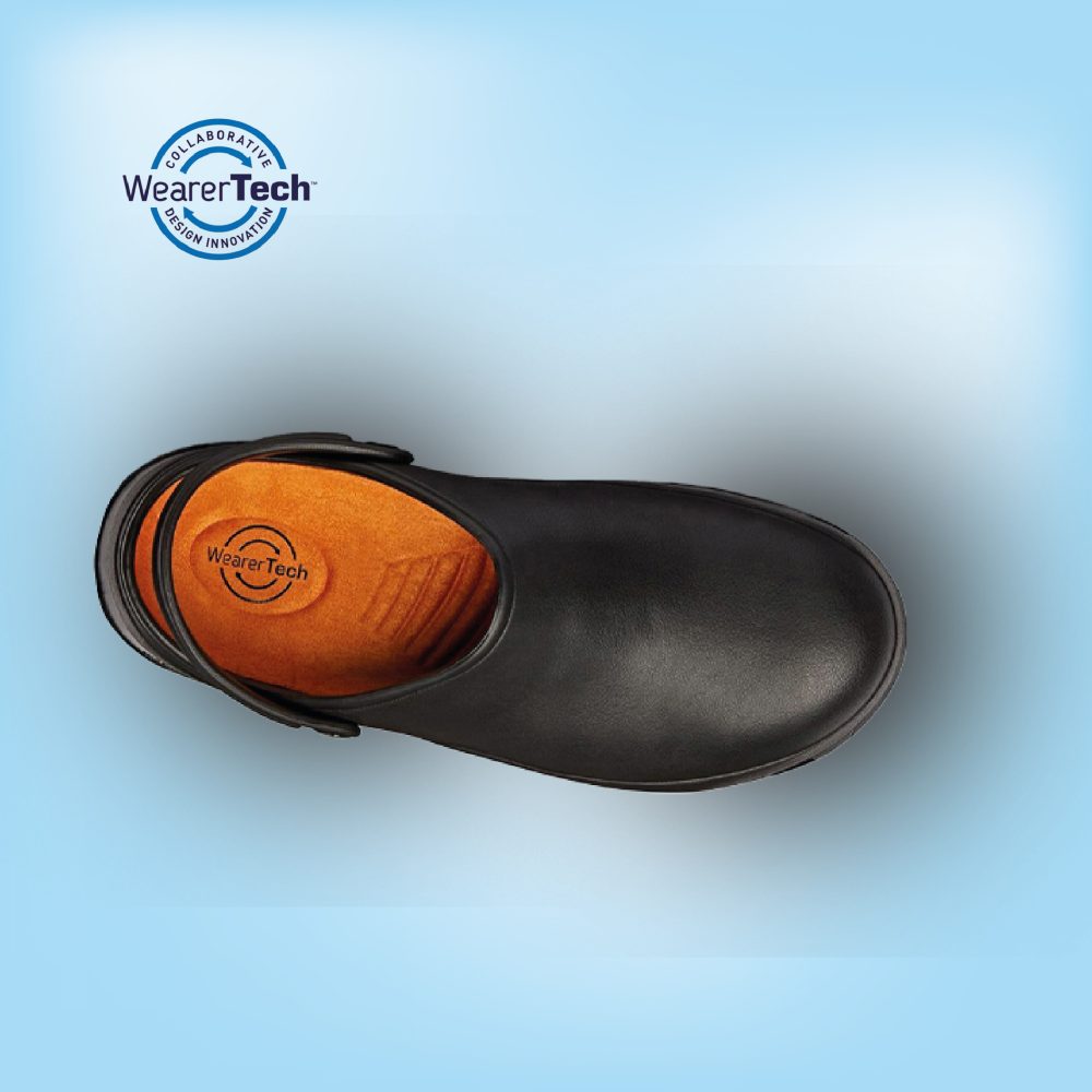 Protect Non Slip Comfortable Black Work Clog